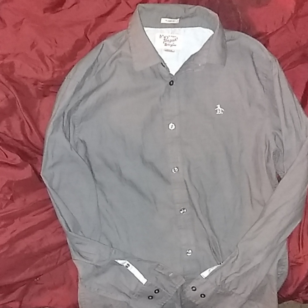 Original Penguin long sleeve button down shirt